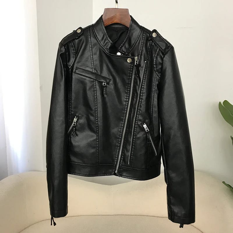 European American leather jacket